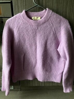 Sezane lilac sweater xs